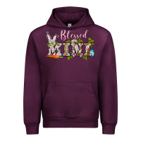 Mauve Wine blessed mini easter Urban Hoodie - BarkalooDesign