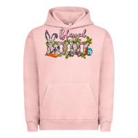Pigment Salmon blessed mini easter Urban Hoodie - BarkalooDesign