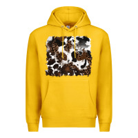 Lemon leopard cowhide background Premium Hoodie - RanaPortraitStore