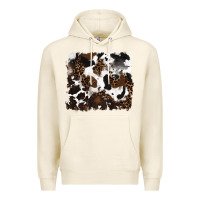 Tofu leopard cowhide background Premium Hoodie - RanaPortraitStore