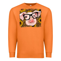 Carrot sunflowers pig Premium Sweatshirt - RanaPortraitStore
