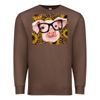 Chestnut sunflowers pig Premium Sweatshirt - RanaPortraitStore