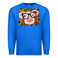 True Royal sunflowers pig Premium Sweatshirt - RanaPortraitStore