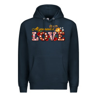Navy all you need is love Premium Hoodie - AdoDesignShop