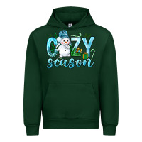 Forest Green cozy season winter christmas Urban Hoodie - NancyCooperArtShop
