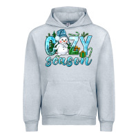 Heather Grey cozy season winter christmas Urban Hoodie - NancyCooperArtShop