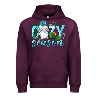 Mauve Wine cozy season winter christmas Urban Hoodie - NancyCooperArtShop