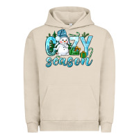 Pigment French Oak cozy season winter christmas Urban Hoodie - NancyCooperArtShop