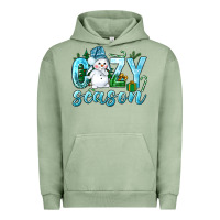 Pigment Oil Green cozy season winter christmas Urban Hoodie - NancyCooperArtShop