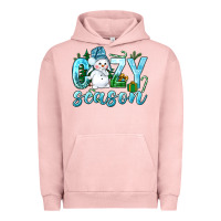 Pigment Salmon cozy season winter christmas Urban Hoodie - NancyCooperArtShop