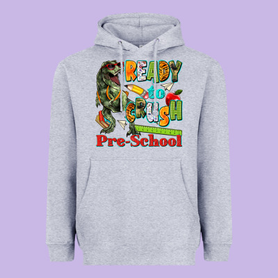 Ready To Crush Pre School Heavyweight Hoodie Designed By Texasbilliewilder