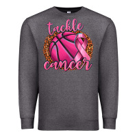 Charcoal Heather tackle cancer basketball Premium Sweatshirt - texasbilliewilder