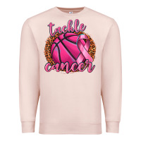 Pale Pink tackle cancer basketball Premium Sweatshirt - texasbilliewilder
