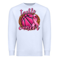 White tackle cancer basketball Premium Sweatshirt - texasbilliewilder