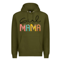 Army Green Girl mama Premium Hoodie - JahusDesignShop