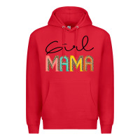 Red Girl mama Premium Hoodie - JahusDesignShop
