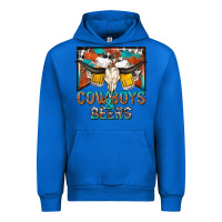 Cobalt cowboys and beers Urban Hoodie - NancyCooperArtShop