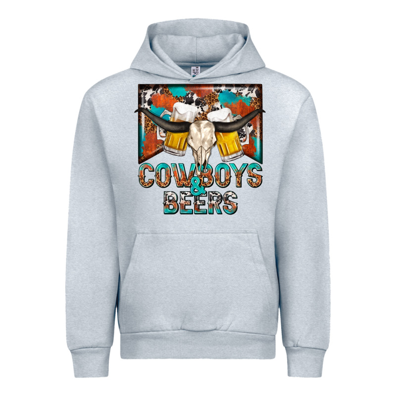 Cowboys And Beers Urban Hoodie by NancyCooperArtShop | Teevron