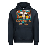 Navy cowboys and beers Urban Hoodie - NancyCooperArtShop