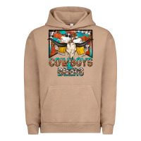 Pigment Burro cowboys and beers Urban Hoodie - NancyCooperArtShop