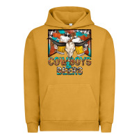 Pigment Peanut Butter cowboys and beers Urban Hoodie - NancyCooperArtShop
