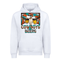 White cowboys and beers Urban Hoodie - NancyCooperArtShop