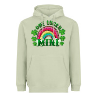 Matcha st patrick's day one lucky mini Heavyweight Hoodie - RanaPortraitStore