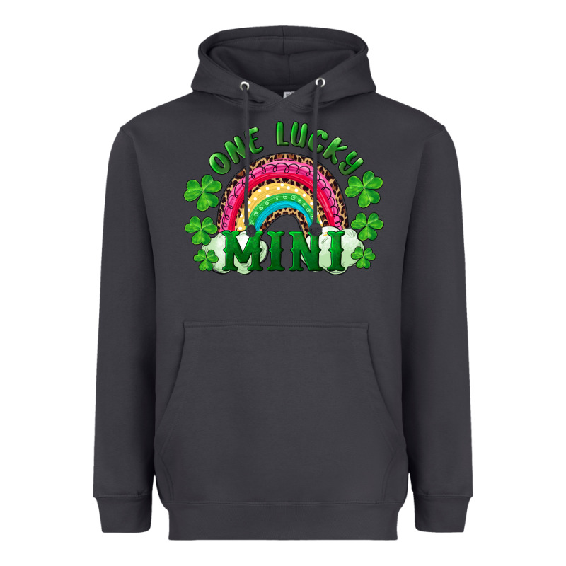 St Patrick's Day One Lucky Mini Heavyweight Hoodie by RanaPortraitStore | Teevron