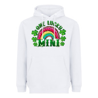 White st patrick's day one lucky mini Heavyweight Hoodie - RanaPortraitStore