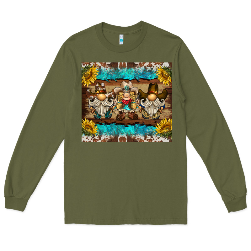 Western Gnome Tumbler Long Sleeve Tee by BarkalooDesign | Teevron
