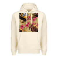 Sandshell trencher chain seamless pattern Premium Hoodie - BundleAndBundleShop