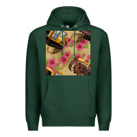 Sports Green trencher chain seamless pattern Premium Hoodie - BundleAndBundleShop