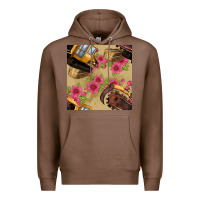 Chestnut trencher chain seamless pattern Premium Hoodie - BundleAndBundleShop