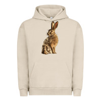 Pigment French Oak Hares Urban Hoodie - LillyAllenDesigns