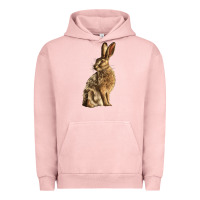 Pigment Salmon Hares Urban Hoodie - LillyAllenDesigns