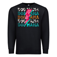Black dog mama Premium Sweatshirt - Zillion Design Studio