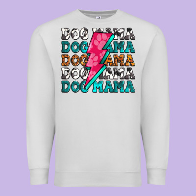 Dog Mama Premium Sweatshirt Designed By Zillion Design Studio
