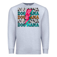 Heather Grey dog mama Premium Sweatshirt - Zillion Design Studio