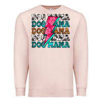 Pale Pink dog mama Premium Sweatshirt - Zillion Design Studio