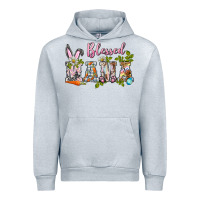 Heather Grey blessed mama easter Urban Hoodie - BarkalooDesign