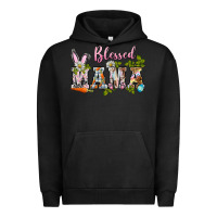 Pigment Black blessed mama easter Urban Hoodie - BarkalooDesign