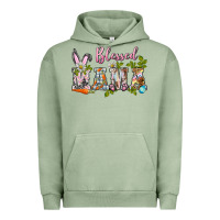 Pigment Oil Green blessed mama easter Urban Hoodie - BarkalooDesign