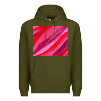 Army Green valentines day glitter and watercolor Premium Hoodie - AdoDesignShop