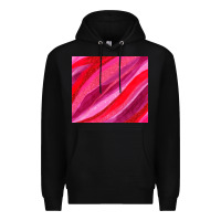 Black valentines day glitter and watercolor Premium Hoodie - AdoDesignShop