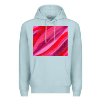 Blue Mist valentines day glitter and watercolor Premium Hoodie - AdoDesignShop