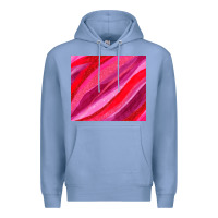 Colony Blue valentines day glitter and watercolor Premium Hoodie - AdoDesignShop