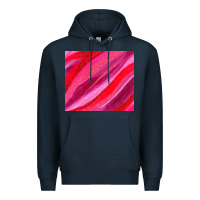 Navy valentines day glitter and watercolor Premium Hoodie - AdoDesignShop