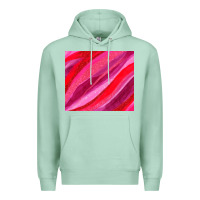 Seafoam valentines day glitter and watercolor Premium Hoodie - AdoDesignShop