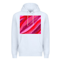 White valentines day glitter and watercolor Premium Hoodie - AdoDesignShop