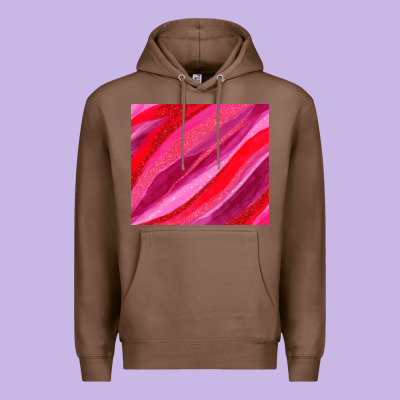Valentines Day Glitter And Watercolor Premium Hoodie Designed By Adodesignshop